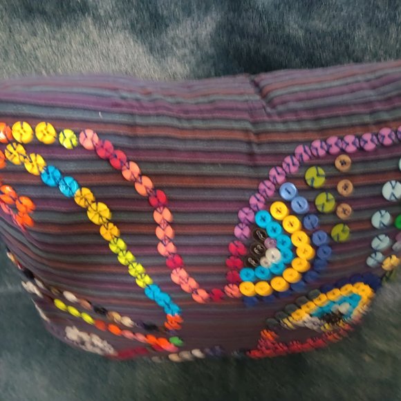 pillowcases for sofa pillows pillow cover Square Pillow Case button embroidery - Picture 6 of 8